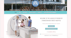 Desktop Screenshot of lymingtonhospitalfriends.org